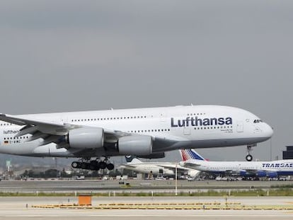 Avi&oacute;n de Lufthansa