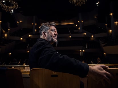 Thomas Adès en el Auditorio Nacional de Música (Madrid) en 2020.