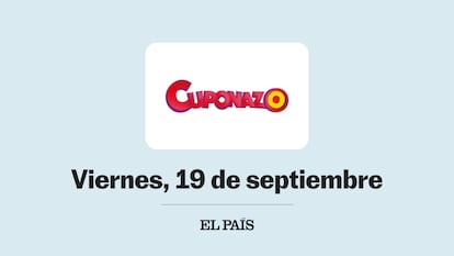 Cuponazo de la ONCE comprobar sorteo del viernes 19 de septiembre de 2025
