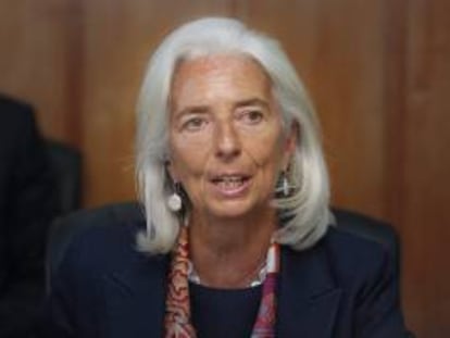 En la imagen, la directora gerente del Fondo Monetario Internacional (FMI), Christine Lagarde. EFE/Archivo