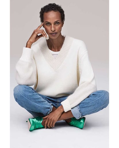 La modelo Yasmin Warsame en la campaña de Zara.