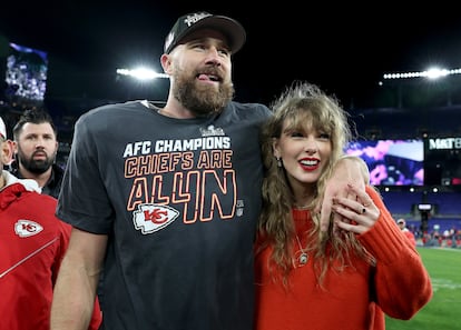 Travis Kelce y Taylor Swift