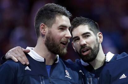 Luka y Nikola Karabatic, en la final del Mundial de balonmano.