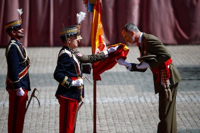 La jura de bandera del rey Felipe VI en Zaragoza