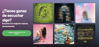 Spotify, ahora con tres meses gratis de prueba.