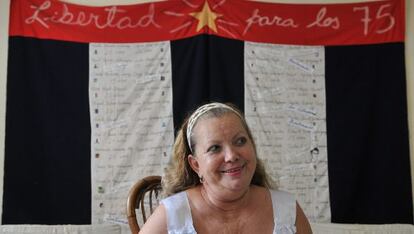 Laura Pollán, líder de las Damas de Blanco, en una fotografía de archivo.