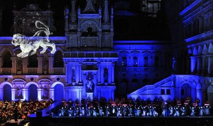 Representación de 'Otello', en Venecia.