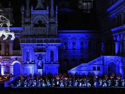 Representación de 'Otello', en Venecia.