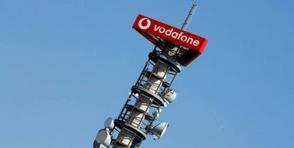 Antenas de Vodafone en Berl&iacute;n. 