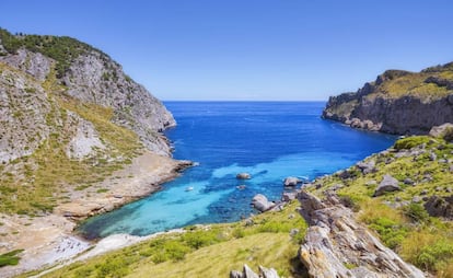 Cala Figuera, en Pollença (Mallorca).