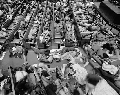 Refugiados de Zimbabue en la iglesia Central Metodista de la calle Pritchard. 22 marzo, 2009