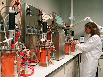 Laboratorio del grupo Zeltia en la localidad de Colmenar Viejo (Madrid).