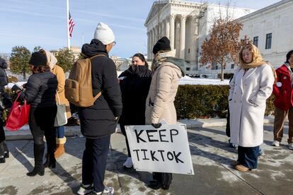 Manifestantes TikTok Estados Unidos