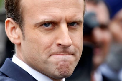 El presidente franc&eacute;s Emmanuel Macron en Par&iacute;s el pasado mes de junio.