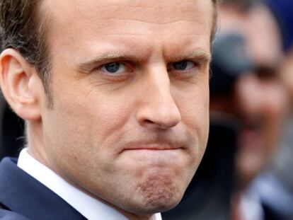 El presidente franc&eacute;s Emmanuel Macron en Par&iacute;s el pasado mes de junio.