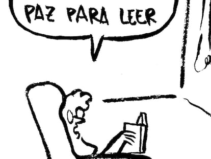 La viñeta de Flavita Banana: Leer en paz