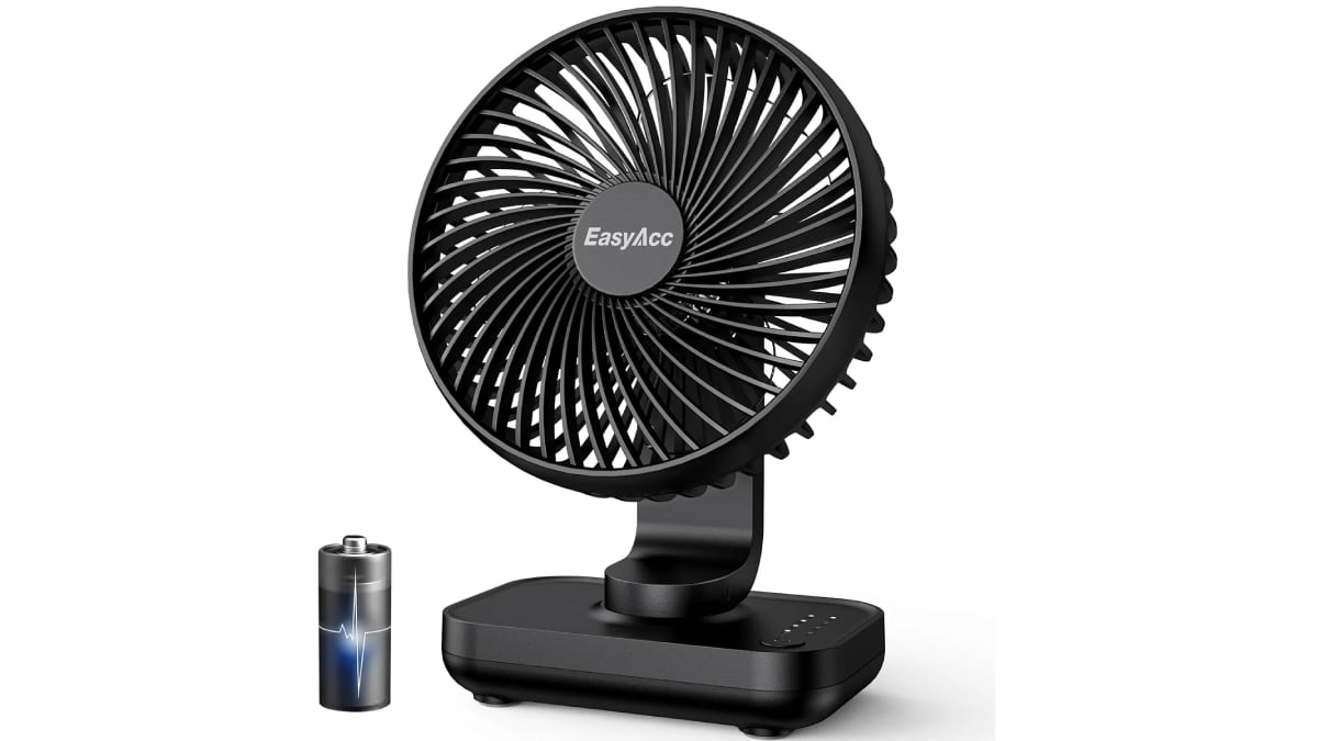 Los ventiladores de mesa tienen cuatro velocidades.