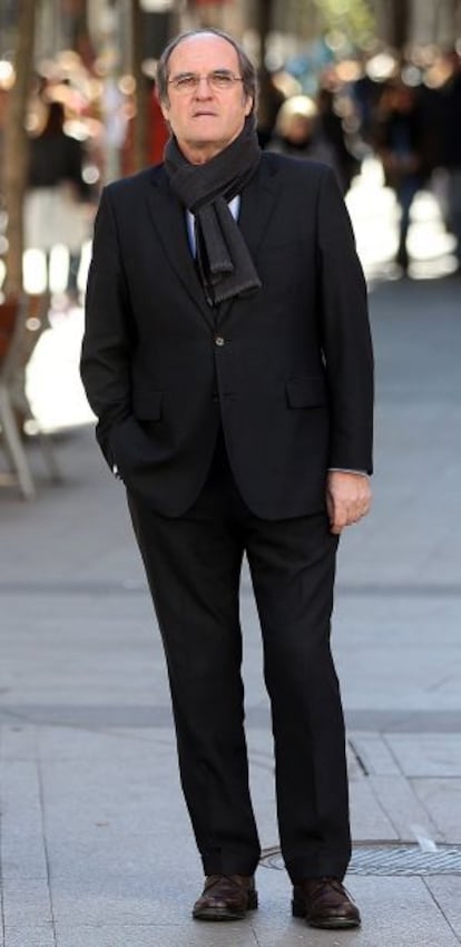 Ángel Gabilondo, este domingo, en Madrid.