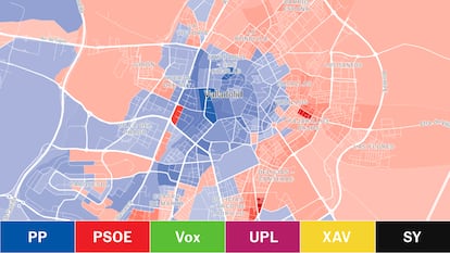 Los resultados de las elecciones en Castilla y León, calle a calle