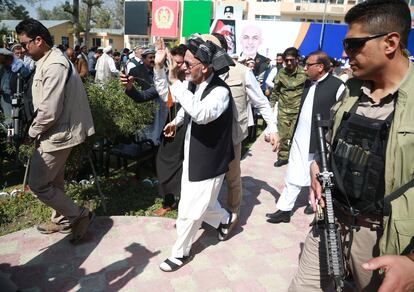 El presidente afgano, Ashraf Ghani, el 3 de marzo de 2020 en Jalalabad.