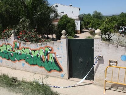 Finca en la que fue asesinada Lucía Garrido.