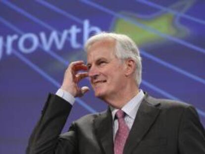 En la imagen, El comisario europeo de mercado interior, Michel Barnier. EFE/Archivo