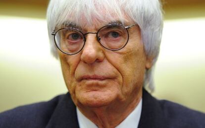 Bernie Ecclestone, durante un acto en noviembre de 2011.