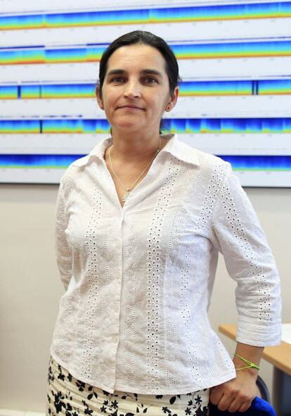 Carmen López, responsable de vulcanología del Instituto Geográfico Nacional.