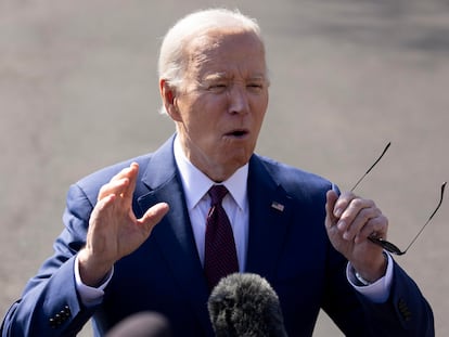 El presidente de Estados Unidos, Joe Biden, este martes en la Casa Blanca.