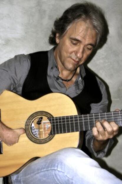 El guitarrista Tomás García.