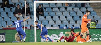 Barrada marca el segundo gol del Getafe 