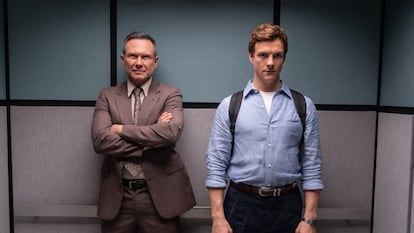 Christian Slater (left) and Patrick Gibson in an episode of 'Dexter: Original Sin.'