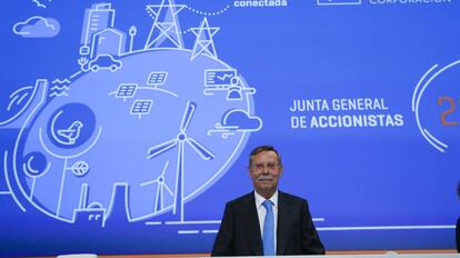 El presidente de la Red El&eacute;ctrica de Espa&ntilde;a, Jos&eacute; Folgado Blanco. 