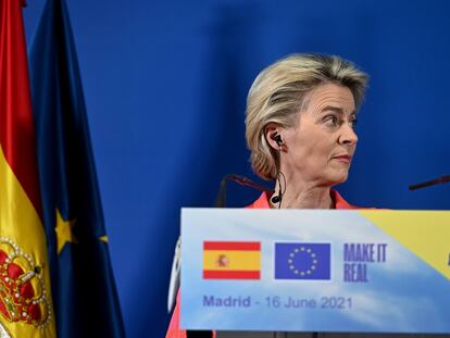 La presidenta de la Comisión Europea, Ursula von der Leyen.