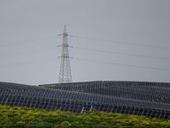 Planta fotovoltaica en la localidad sevillana de Guillena.