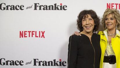 Presentación de la serie Grace and Frankie de Netflix.