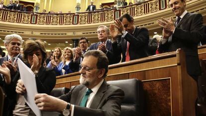 Mariano Rajoy, en el Congreso.