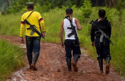 Disidentes de las FARC en el departamento de Guaviare.
