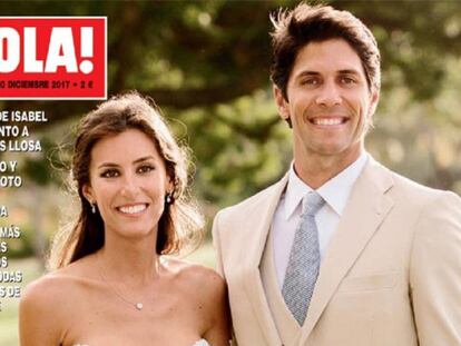 Ana Boyer y Fernando Verdasco en la portada de &#039;&iexcl;Hola!&#039; sobre su boda en el Caribe.