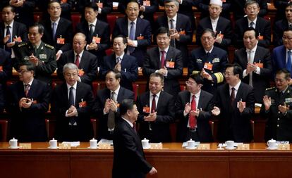 El presidente chino, Xi Jinping, en una conferencia en Pekín el pasado marzo.