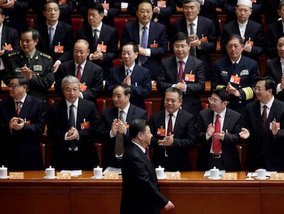 El presidente chino, Xi Jinping, en una conferencia en Pekín el pasado marzo.