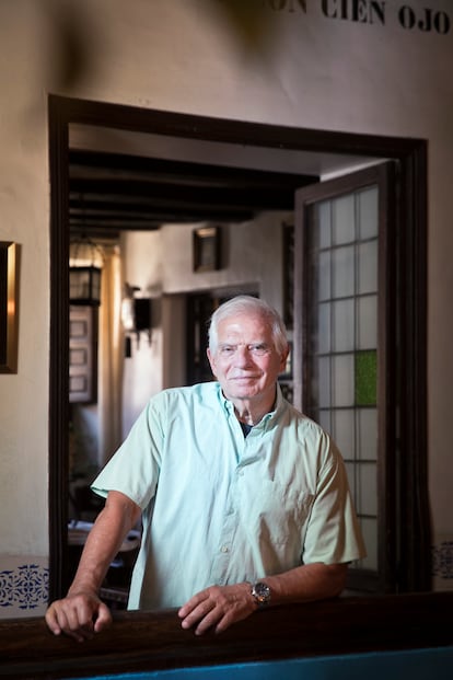 Josep Borrell, alto representante de la UE para Asuntos Exteriores, en San Lorenzo de El Escorial (Madrid).