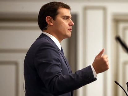 Albert Rivera, el pasado miércoles.