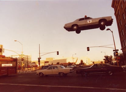 Petit ha trabajado en medio mundo. Esta imagen corresponde a la película <i>Thunder II</i>, rodada en la ciudad de los casinos por excelencia.