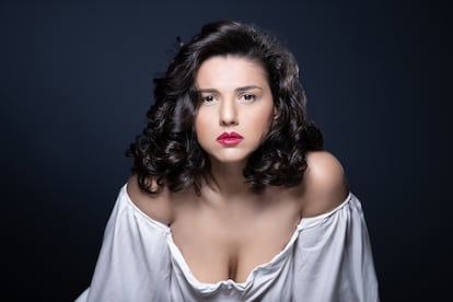 La pianista Khatia Buniatishvili retratada en París.