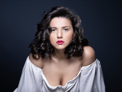 La pianista Khatia Buniatishvili retratada en París.