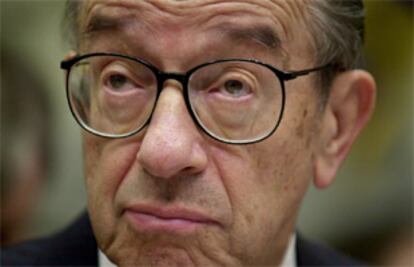 Imagén del presidente de la Reserva Federal estadounidense, Alan Greenspan.