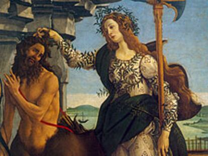 <i>Pallas y el Centauro,</i> de Botticelli.