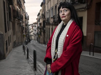 Asor, la autora colombiana de &#039;Memorias de una ni&ntilde;a viajera&#039;, en Madrid.