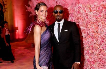 Katie Holmes y Jamie Foxx.